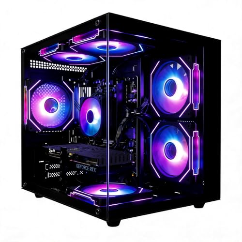 Image of Prebuilt Gaming PC, GeForce RTX 3060 Ti 8GB, AMD Ryzen 7 5700X