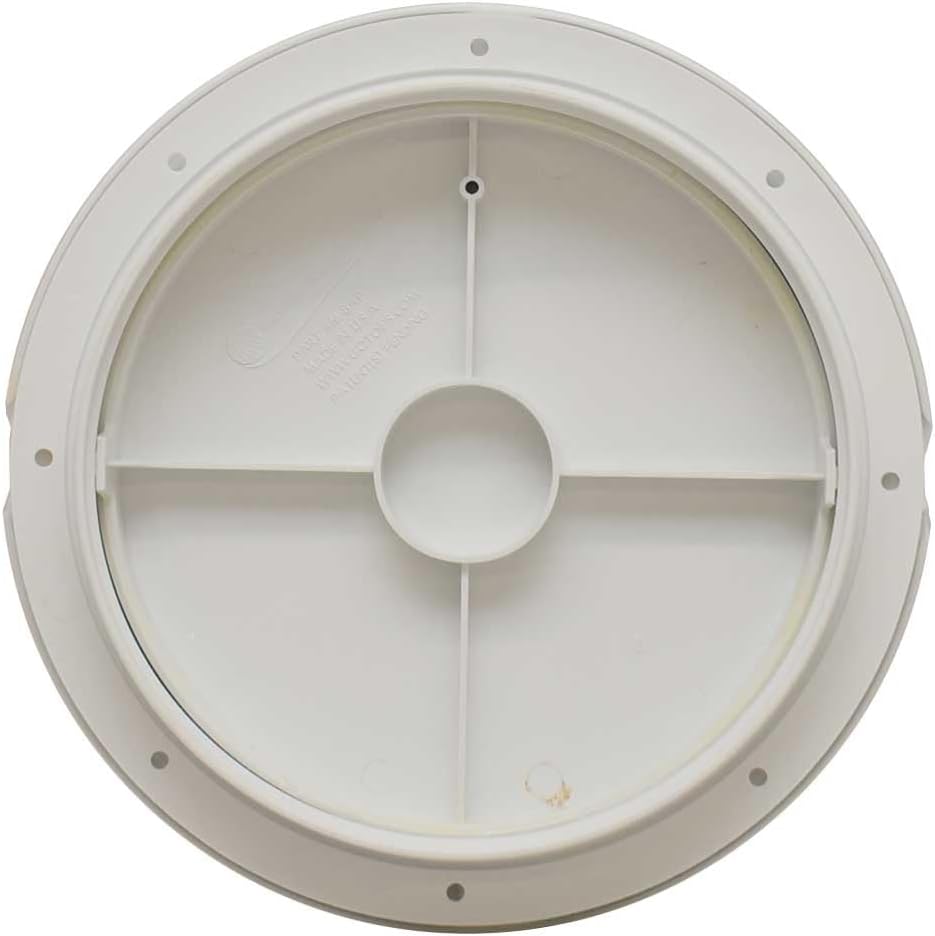Innovative Products Boat Deck Plate 505-305 | 8 Inch Polar White