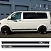 HLLebw Voiture Stickers Voiture Auto Corps Autocollant, for Volkswagen Multivan Transporter Caravelle T5 T6