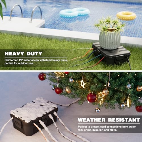 Joinfworld Large Outdoor Electrical Box 13x8x5 Outdoor Extension Cor Joinfworld Large Outdoor Electrical Box 13x8x5 Outdoor Extension Cor