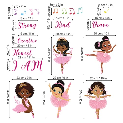 Vinilo decorativo niña bailarina ballet miniatura 4