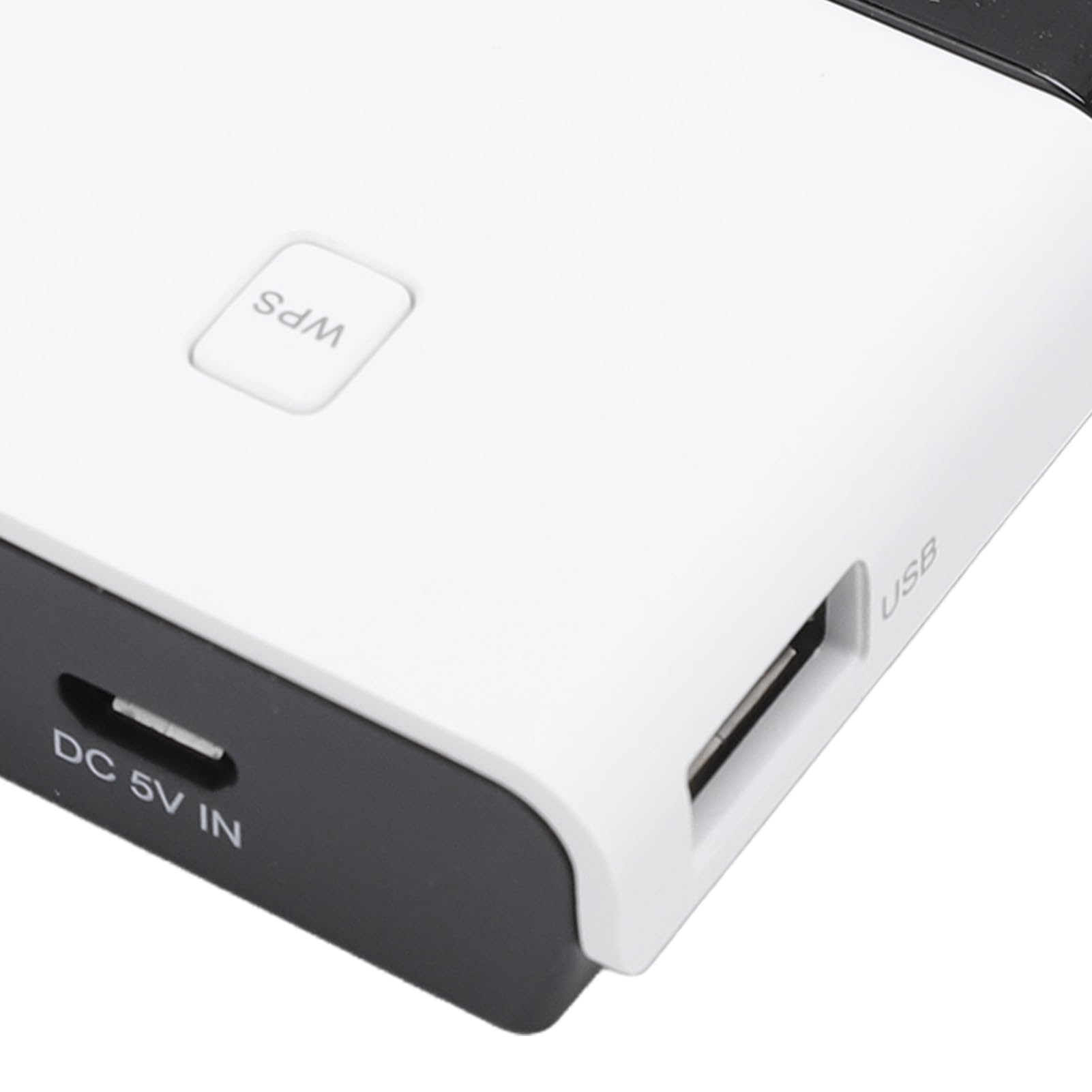 Dpofirs Serwer Drukowany USB, dla Wygranych 7 8 10 11, OS X, Obsługa 4 Drukarek, Obsługa Przewodowa, sieć Bezprzewodowa 2.4G, Tryb Samodzielny (EU)