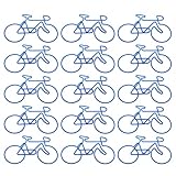 Les trombones en acier inoxydable combinent des designs artistiques avec une durabilité accrue par rapport aux clips, présentent une forme unique de vélo de 55 x 35 mm qui améliore l'esthétique du bureau tout en organisant les documents en toute sécurité