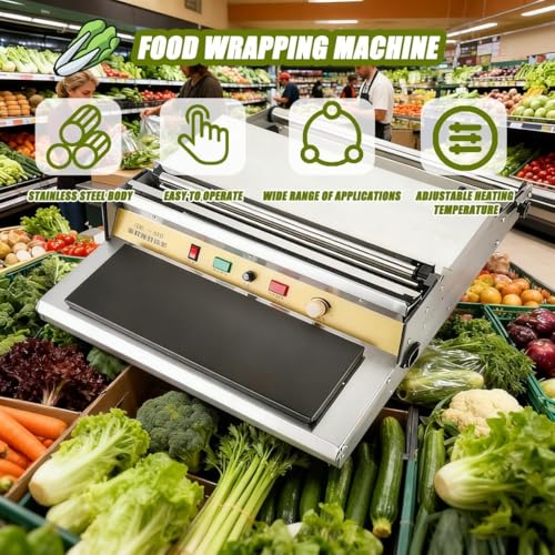 Máquina manual de película transparente para conservar alimentos frescos en el hogar y cocina 3