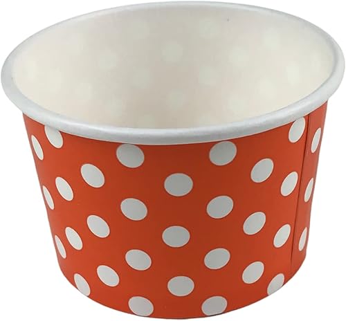 Miniatura 8 de MMvolesy Tazas de helado de arcoíris de 6 onzas tazas de postre desechables cuencos de helado para alimentos fríos o calientes tazas de postre de