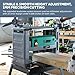 Kayrain 13'' Benchtop Planer 15A 2000W - HSS Double-sided Blade & 85% Dust Collection, 0.008'' Precision, 3-Yr Warranty for Hardwood/Softwood