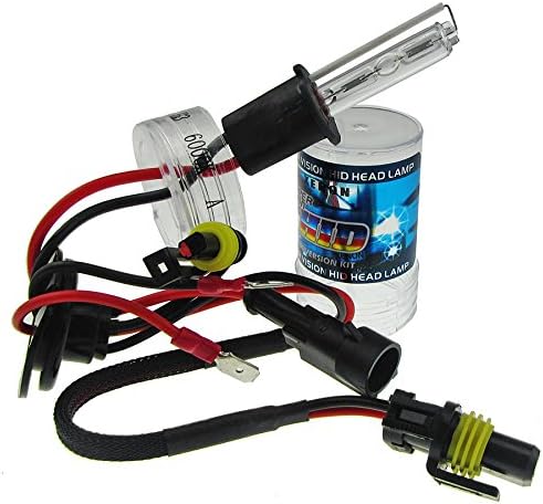 Miniatura 3 de Bombillas HID de xenón H3 AC de 35 W, lámpara de repuesto de bombilla antiniebla superbrillante, 10000 K, azul profundo, paquete de 2