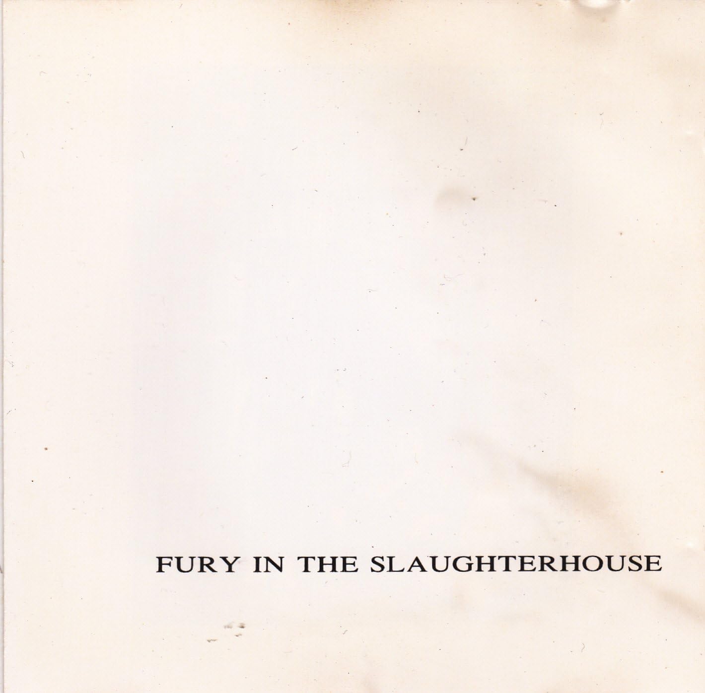 Fury in the Slaughterhouse [Audio CD]