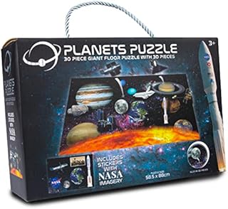 abeec NASA Giant 3D Floor Puzzle - Giant Floor Puzzle - Solar System For Kids - Floor Puzzles For 4 Year Old - Jigsaw Puzzles For Kids - Toddler Jigsaw Puzzles 3-4 Years
