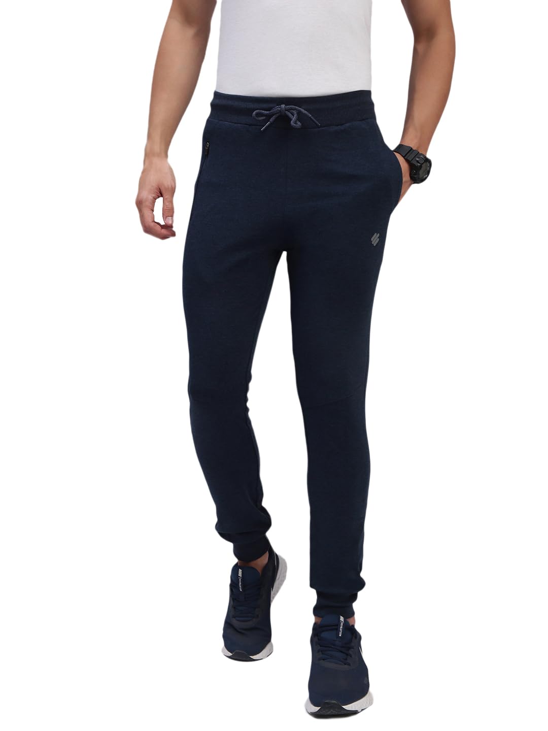 onn Men's Track Pants – Slim Fit Joggers with Zipper Pockets | Cotton Blend Stretch Fabric | Workout, Gym, Running & Casual Wear | Adjustable Waistband, Breathable-picture-50