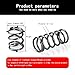LLLKSX Heavy Duty Compression Spring - 1pcs Large Stretch Spring for Industrial Use(12x75x150mm)