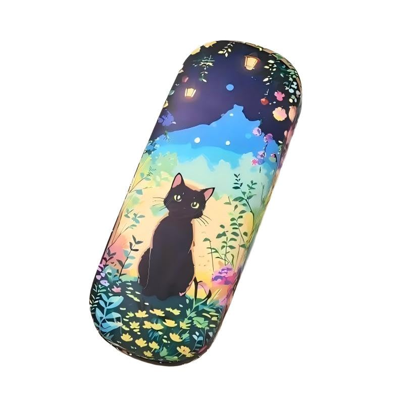 Image of PERFECTSIGHT Hard Shell Eyeglasses Case, PU Leather Protective Glasses Case, Cute Eyeglass Case for Women Men Girls