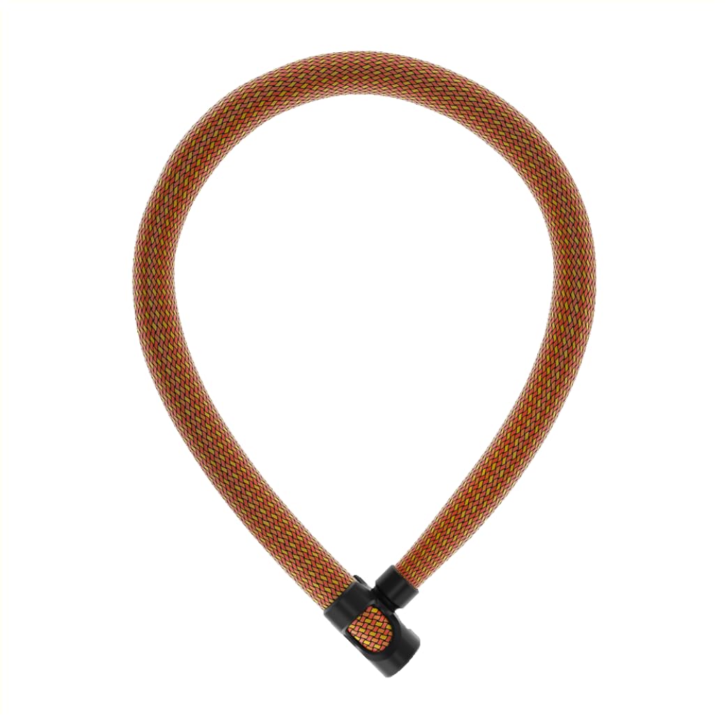 ABUS Lucchetto a catena IVERA Chain 7210 - Lucchetto per bicicletta con rivestimento in fibra sintetica IvyTex altamente flessibile - Livello di sicurezza 8