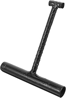 MUCKLILY Manhole Lid Hook Manhole Cover Lifting Tool Manhole Lid Lifter Manhole Hook Lifter Hook Metal Hook for Manhole Cover Lifting Hooks Home Tool Pull Hook Steel Shutter Doors I-Shaped