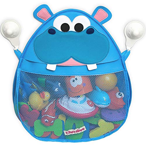 Image of Hurley Hippo Bath Toy Organizer (Blue)