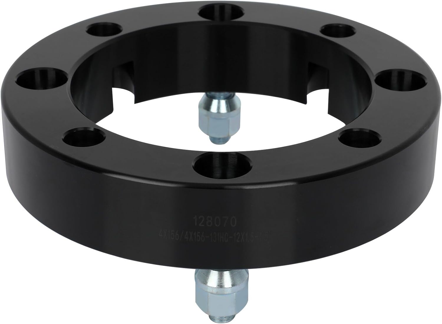 4 Lug 1.5 inch Wheel Spacers 4X156 Fit for Polaris General 1000 General 1000 EPS General 1000 EPS Deluxe, 2Pcs Black Wheel Spacers Adapters Bore 131mm with 12x1.5 Studs