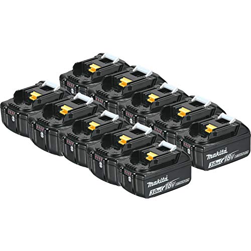 Makita BL1830B-10 Battery 10-pack, 3.0 Ah