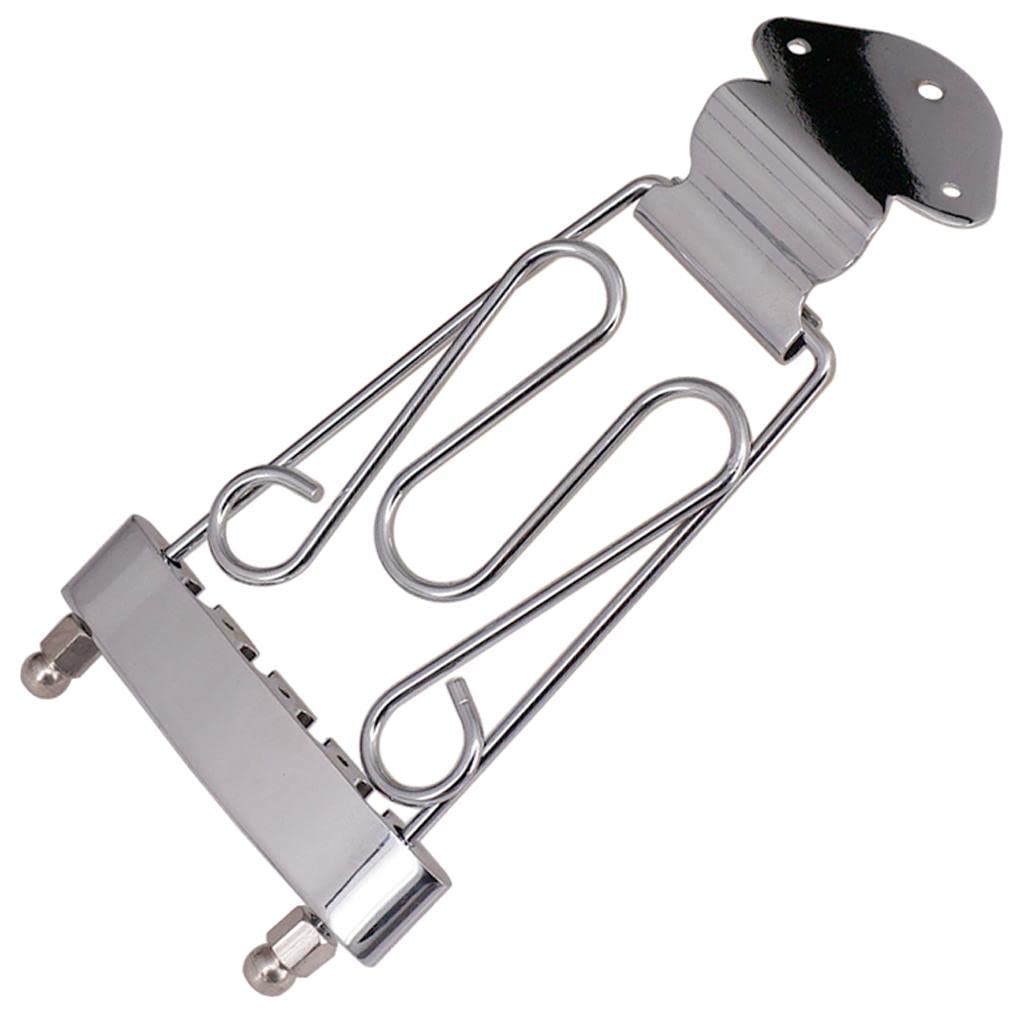 Generic Bridge Tailpiece for Electric Bass Jazz Archtop Guitar Replacement