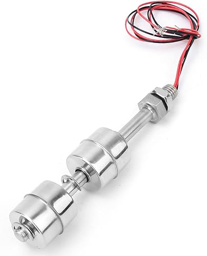 Interruptor de acero inoxidable, sensor de nivel de agua, doble bola, controlador de nivel de agua, interruptor de sensor para piscina (3.94