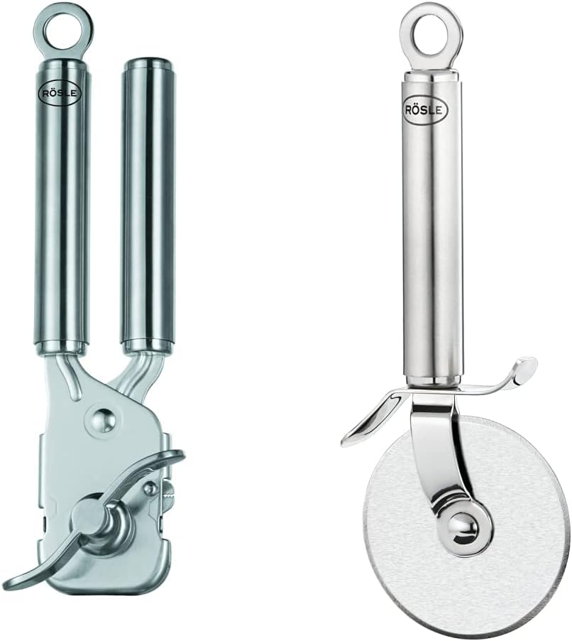Rosle Can Opener & Pizza Cutter, 7"
