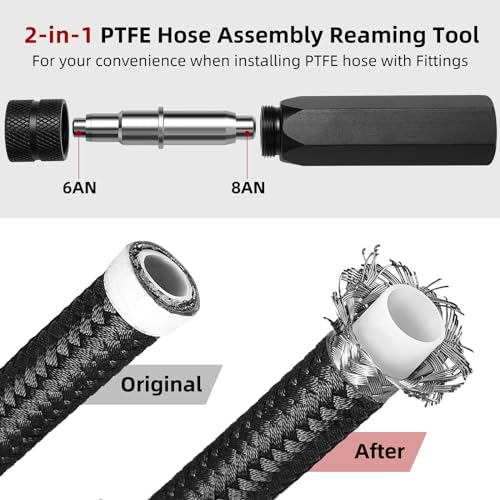 BRIFITOR 3/8 6AN 25FT LS Swap Fuel Line Kit, EFI LS Fuel