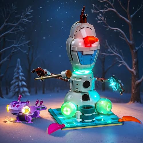 LocoLee Customized Light kit Compatible with Lego 43287 Olaf and Bruni’s Picnic Fun - No Actual Model Only Lights, LED Lighting Accessories Compatible with Lego 43287