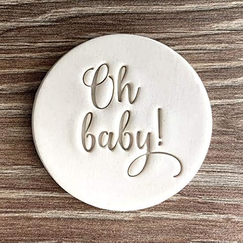 Oh Baby Fondant Embosser with Handle Cover