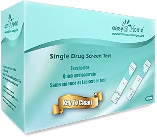 10 Pack - Easy@Home Marijuana (THC) Single Panel Drug Tests Kit - Individually