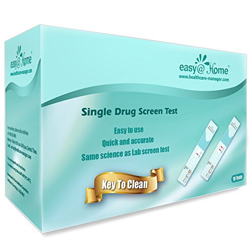 10 Pack - Easy@Home Marijuana (THC) Single Panel Drug Tests Kit - Individually
