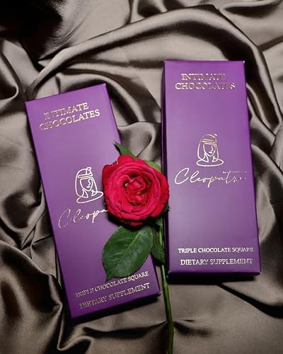 Cleopatra Dark Chocolate for Men & Women I Chocolate Gift Box for Husband & wife I Valentine Gift Set for Boyfriend & Girlfriend I Best Gift Set for Birthday, Anniversary for boy & Girl (Pack Of 2)