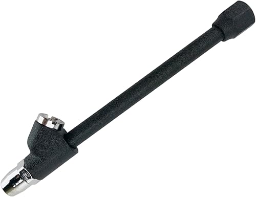 Miniatura 3 de Haltec CH-350-LO-1 Portabrocas de aire de doble pie – Inflador de neumáticos en ángulo para válvulas de difícil acceso