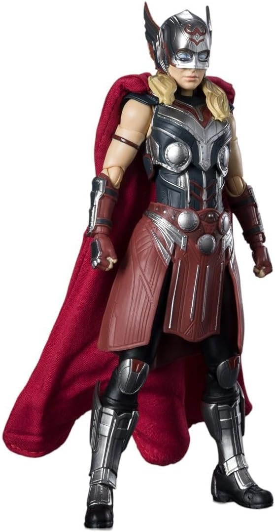 Tamashi Nations S.H. Figuarts Marvel Jane Foster (Thor Love & Thunder), Approx. 5.7 inches (145 mm), ABS & PVC & Cloth Painted Action Figure