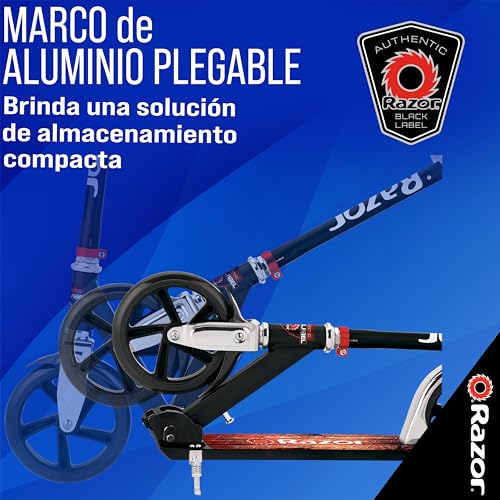 Razor A5 LUX Kick Scooter - Black Label - Thumbnail 5