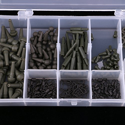 YIJU 240 Pçs Kit Equipamento de Pesca Da Carpa Equipamentos de Cabelo Caixa Combinação Acessórios Sn