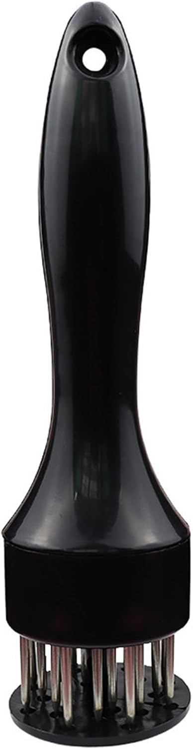 Stainless Steel Needle Meat Tenderizer Household Quick Insert Beef Artifact Loose Hammer Steak Kitchen Tools(Black -1)