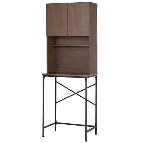 アイリスオーヤマ ゴミ箱上ラック GUR-640S ウォールナット/ブラック