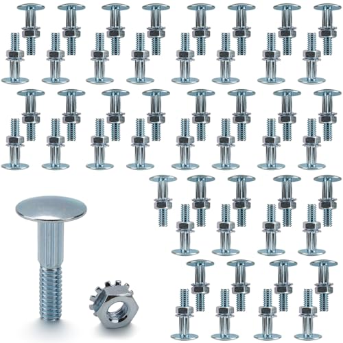 Image of 50 Pack Carriage Bolt for Whiting Todco Overhead Truck Roll Up Door Parts | 1 1 /4 inch Carriage Bolt for Overhead Todco Whiting Door Hinge Morgan Supreme Box Truck Trailer Roll Up Door Repair Parts Bolts