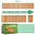 RELIANCER 12' Wooden Garden Pathway,Outdoor Roll Out Cedar Straight Walkway,Patio Path Decorative Garden Boardwalk Walkways,Weather-Resistant Roll Up Beach Wood Road Floor,Wedding Party Pathways