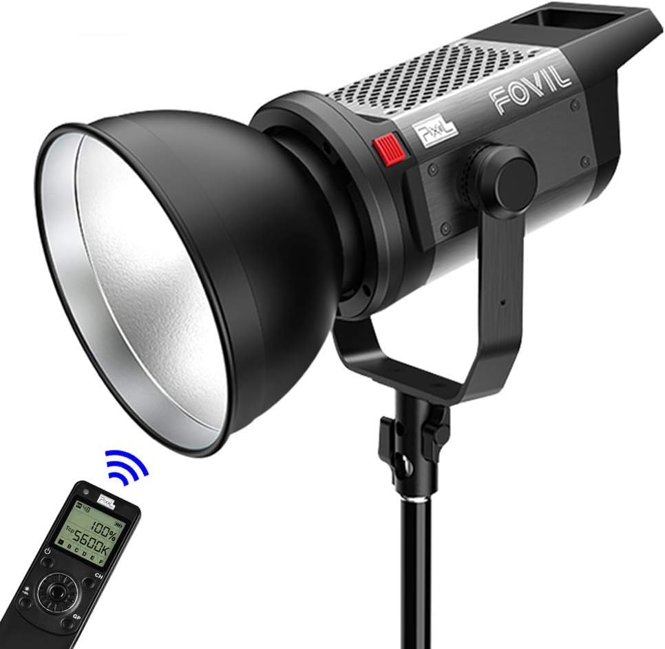 Pixel COB 220W LED Studio Light C220 CRI 97+ 5600K Portable Continuous Light Bowens Mount with Remote Control