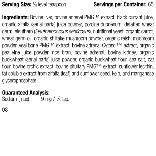 Standard Process - Canine Adrenal Support - Stress Support For Dogs - 25 Grams #TOP1