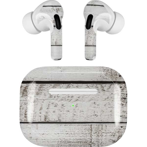 Skinit Decal Audio Skin Compatible with Apple AirPods Pro (2rd Gen, 2022) - Skinit Originally Designed Weathered Wood Design