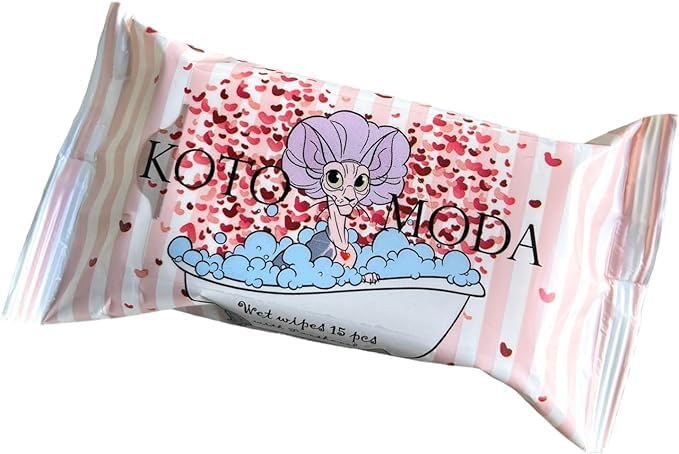 Kotomoda Wet wipes with Panthenol for sphynx cat for everyday use (10Pack/150Count)