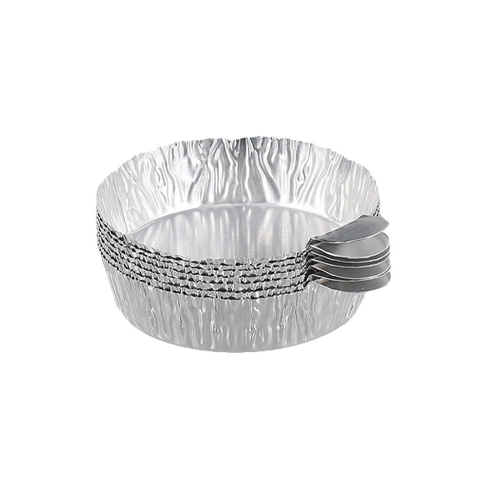 50pcs Aluminum Weigh Boats with Handle 30ml Small Aluminum Foil Weighing Trays for Powder and Liquid Samples Laboratory Weighing Dishes