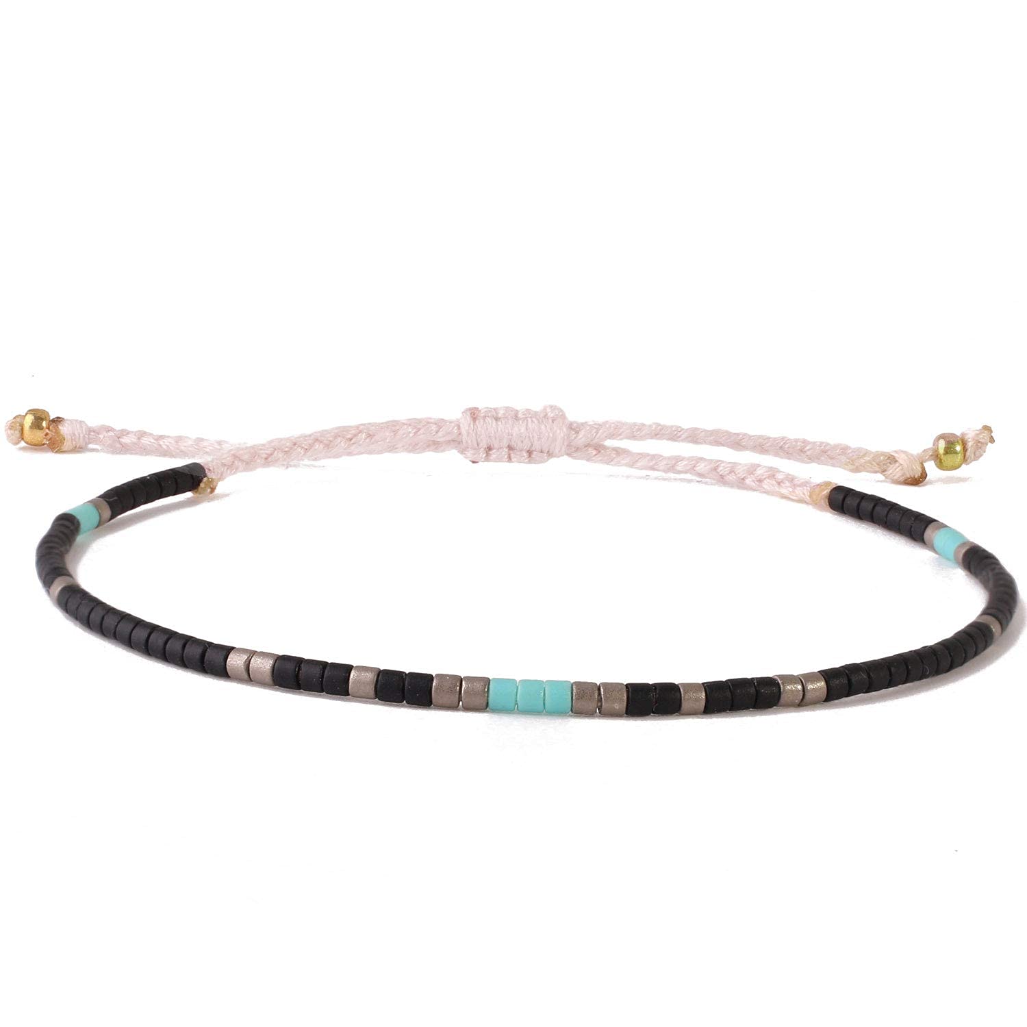KELITCH Pulseras Amistad con Cuentas Concha Cristal Color Bohemio Pulsera Hecha A Mano Brazaletes Joyería para Mujer — view 55