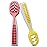NumNum Baby Spoons Set, Baby Essentials Pre-Spoon GOOtensils for 6+ Months, First Stage Self-Feeding Spoons for Baby Led Weaning (BLW), Silicone Toddler Utensils, BPA-Free, 2 Pack Red/Yellow