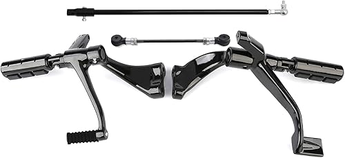 Miniatura 5 de TCT-MOTORPARTS Kit Completo de Control Adelantado con Estriberas, Palancas y Enlace para Harley 2014-2022 Sportster XL Iron 883 XL883N Custom