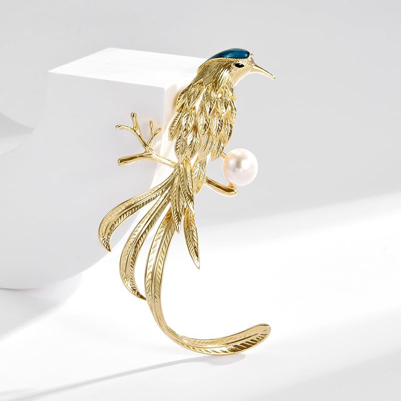 Image of Animal Brooch for Women Rhinestone Brooch Pin 18k Gold Plated Animal Lapel Pin Fashion Jewelry Gift for Mom Wife