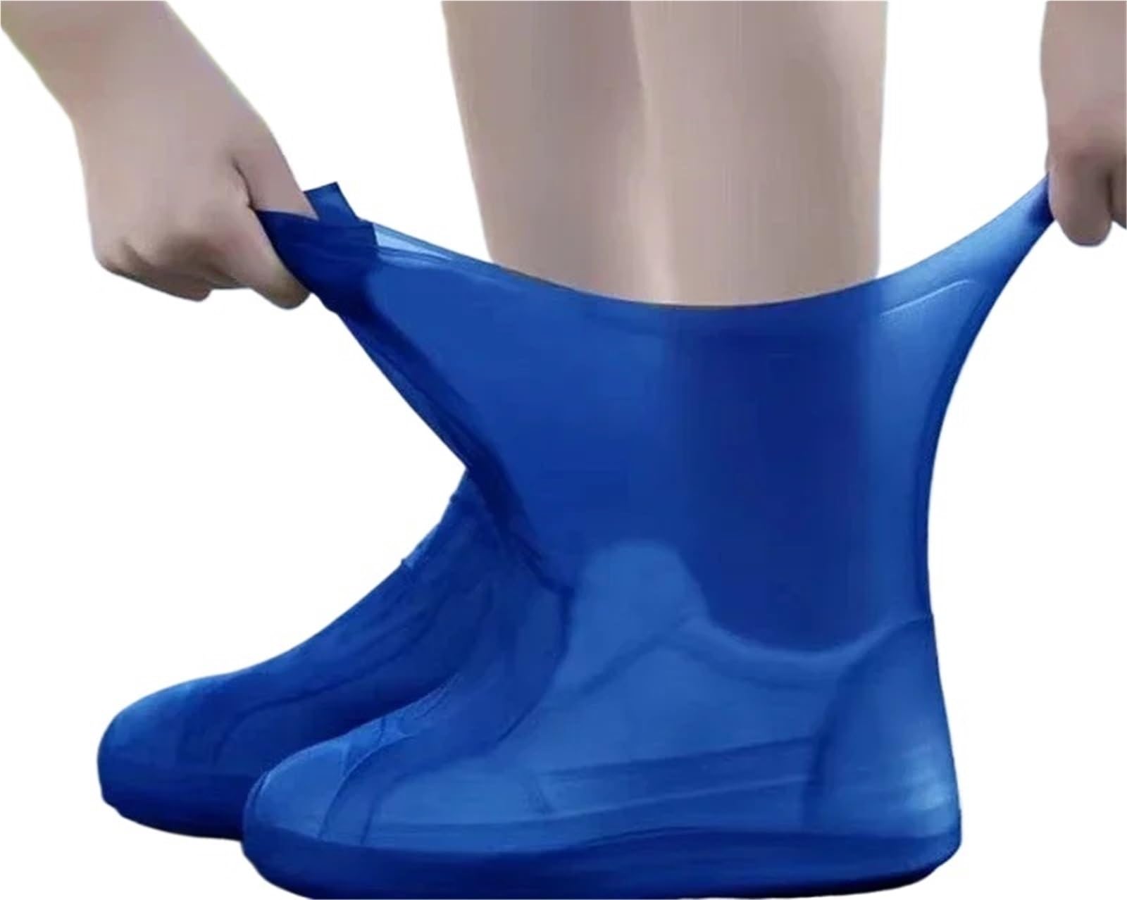 2/20pcs Latex WaterProof Shoe Covers Unisex Shoes Protectors Reusable Non-Slip Rain Boot Overshoes
