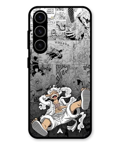 Image of Premium Anime 2 Case for Samsung Galaxy A36 (Glossy Finish) Soft-Touch Metal TPU Back Cover, Shockproof, Designer, Aesthetic Mobile Phone Case