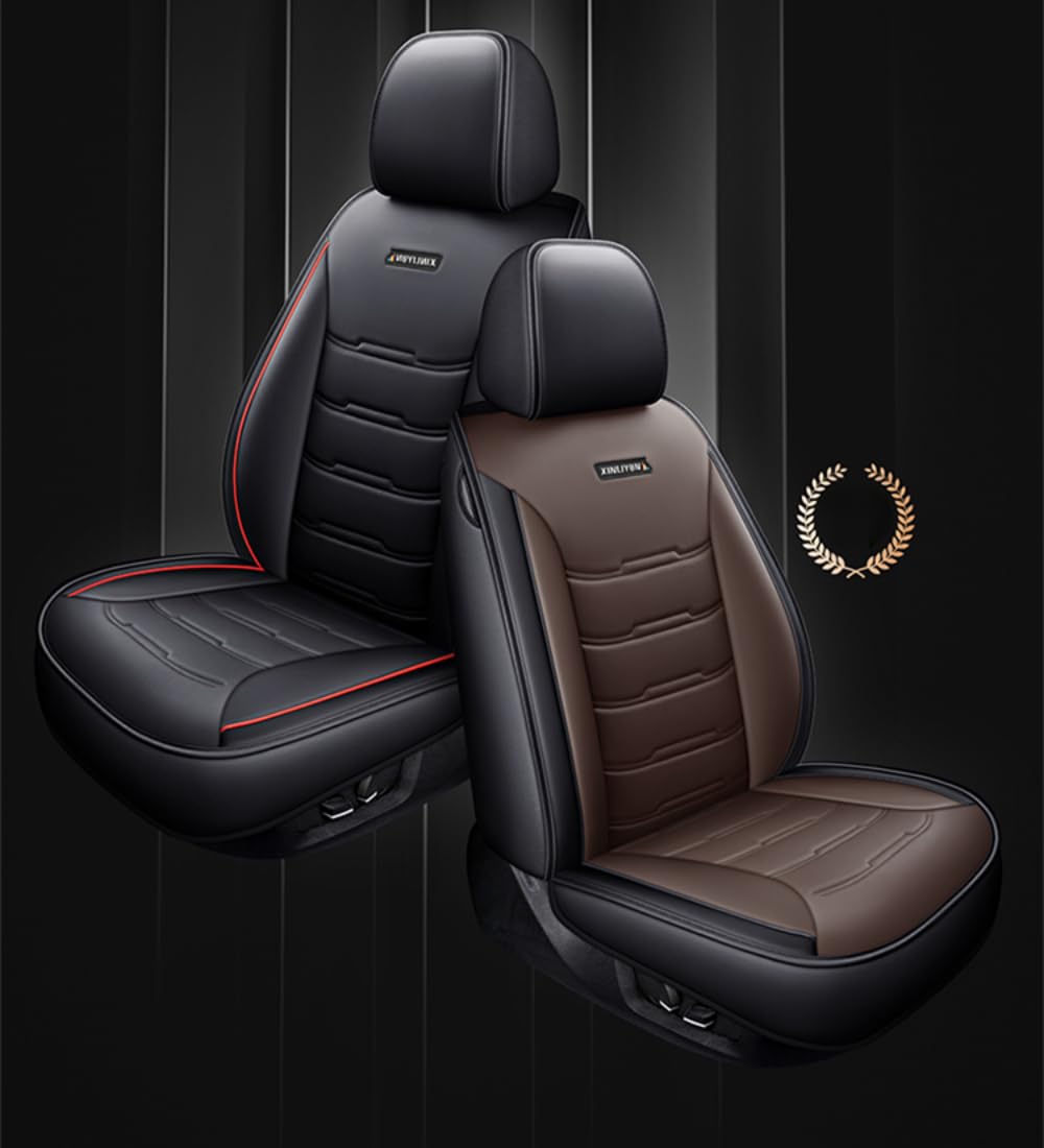 DESIAR Pokrowce na siedzenia samochodowe seria do Mitsubishi Pajero 4 2 Sport Outlander XL ASX Montero akcesoria Lancer 9 10 Carisma Kompatybilny pokrowiec na fotel samochodowy, czarno-czerwony